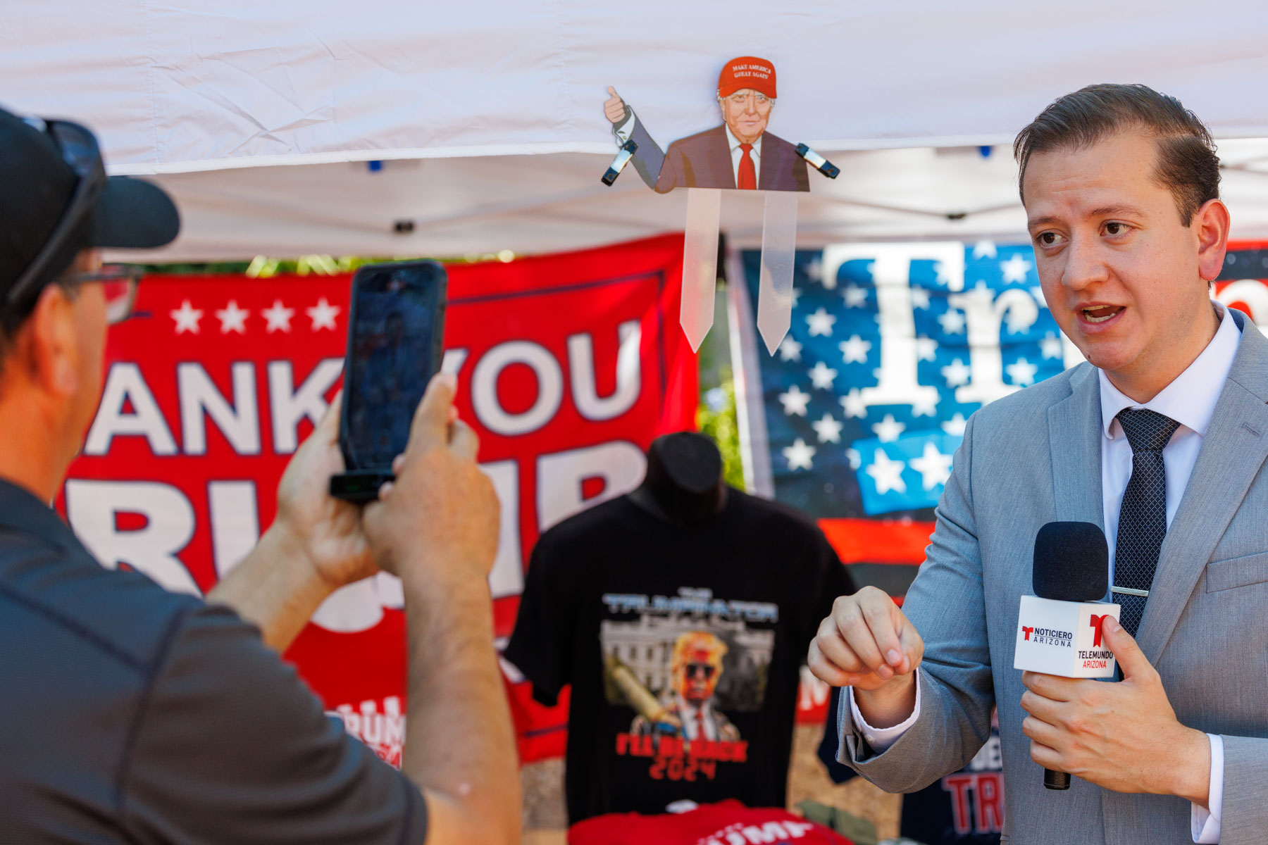 Trump Rally in Tucson - Foto © Bernd Lammel