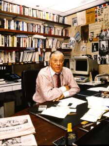 Ben Bradlee war von 1965 bis 1991 Chefredakteur der Washington Post. Als solcher war er für die Veröffentlichung der geheimen Pentagon-Papiere über den Vietnamkrieg verantwortlich. - Foto © Bernd Lammel